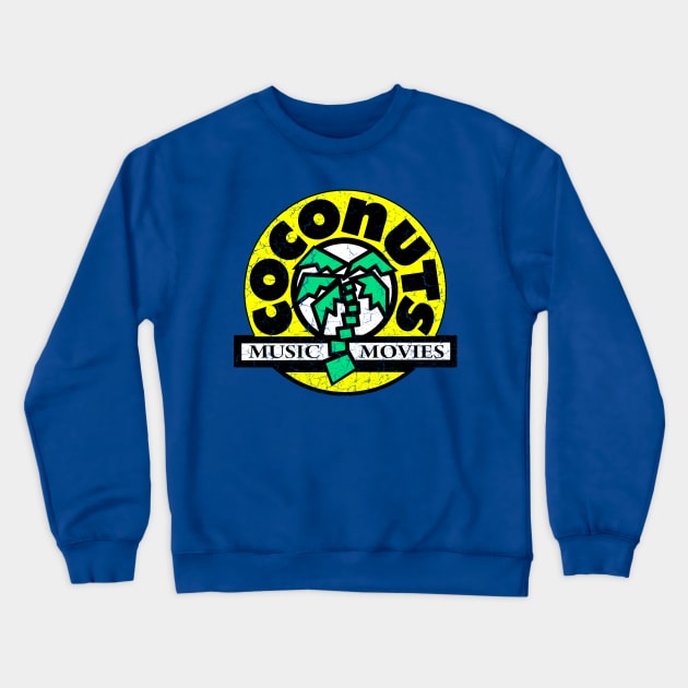 Coconuts Music And Movies Crewneck Sweatshirt by Gumilang